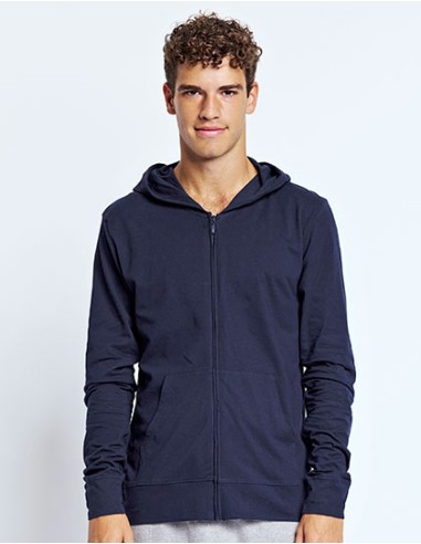 N-O62301-Unisex Jersey Hoodie With Zip